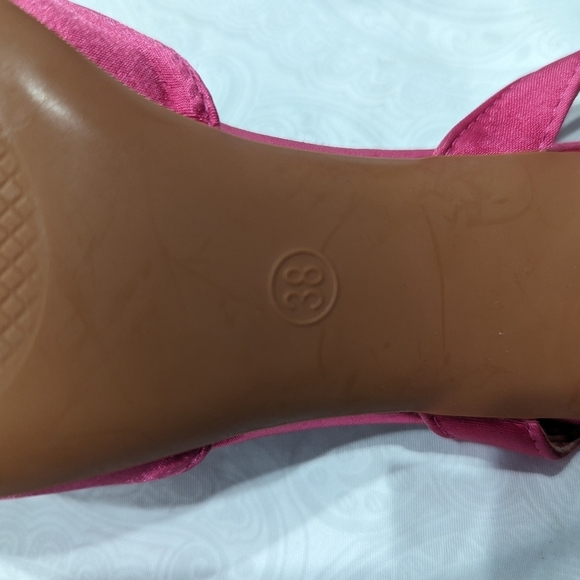 Hay Ixia Rhinestone Pink Heels Size 38 or US 8 - Picture 7 of 7